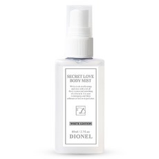 Dionel Secret Love身體噴霧 白色版, 80ml, 1瓶