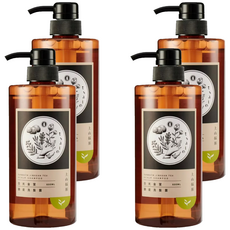 tsaio 上山採藥 日光金萱頭皮洗髮露 600ml 金萱茶萃取 調理舒緩頭皮 強化髮絲活力 檸檬香, 4瓶