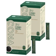 CONA 低咖啡因美式即溶咖啡粉隨身包, 1g, 100條, 2盒
