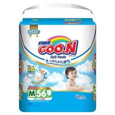 GOO.N 大王 輕薄舒爽紙尿褲 7~12kg, M, 56片
