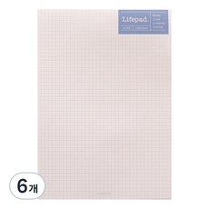 PAPERIAN Near & Dear 筆記本 A5, 60張, 方格 粉紅色, 6個