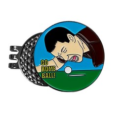 CT COMPANY 獨特高爾夫卡通球標帽夾組, A款, 1組