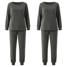 MI MI LEO 保暖刷毛居家套裝 2套組