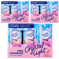 Crystal Light 粉紅檸檬風味沖泡飲隨身包, 13.7g, 6條, 9罐