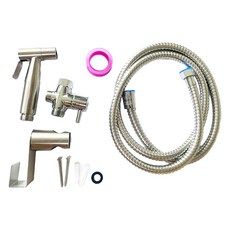 마더센트 욕실 변기청소 스테인레스 스프레이건 세트, 1세트