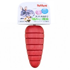 PetBest 維尼兔胡蘿蔔型啃木 胡蘿蔔味, 1個