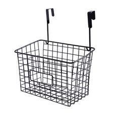 水槽整理 廚房層架掛架 收納盒, 黑色, 1個