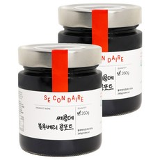 쎄콩데 무가당 블루베리 콩포트, 260g, 2개