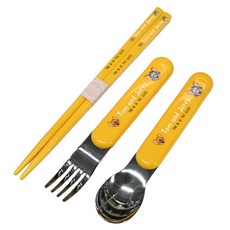 Skater 抗菌兒童餐具三件組, 湯匙 + 叉子 + 筷子, 湯姆貓, 1組