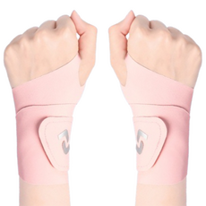 파쿠스 슬림 손목 보호대 밴드, 핑크, 2개