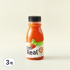 풀무원 아임리얼당근 주스, 190ml, 3개