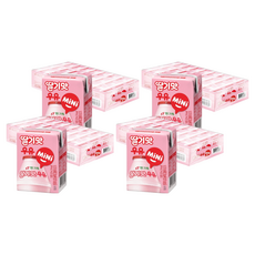 빙그레 딸기맛 우유 MiNi, 120ml, 96개