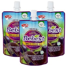 Bebest 孩童李子汁, 李子口味, 70ml, 3包