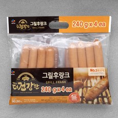 더건강한 그릴 후랑크 4p, 960g, 1개