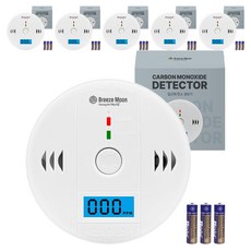브리즈문 일산화탄소 경보기, 6세트, 화이트