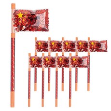 minhwashop 世界各國國旗彩虹色鉛筆套裝S240037B, 中國, 10組