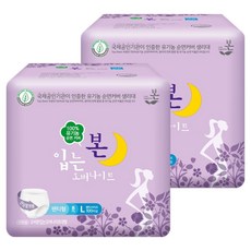 유기농본 오씨본 입는 오버나이트, 대형, 8개입, 2개