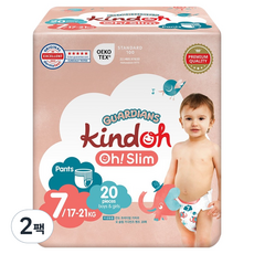 kindoh Oh! Slim Guardians超薄親膚舒適褲型尿布, 第7階段, 40片