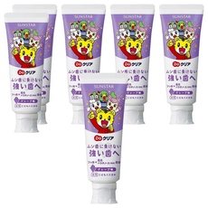 SUNSTAR 三詩達 巧虎兒童牙膏, 清淡水果香味, 潔淨牙齒, 維護口腔健康, 保持口氣清新, 70g, 6條