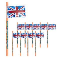 민화샵 세계 여러나라 국기 무지개 색연필 세트 S240037E, 영국, 10세트