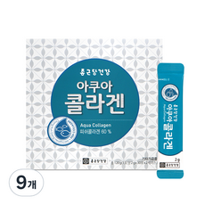 종근당건강 아쿠아 콜라겐, 120g, 9개