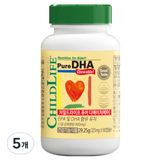 CHILDLIFE 純DHA Omega-3 草莓口味, 29.25g, 5個