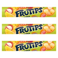 FRUTIPS 黑嘉麗 水果軟糖 原味, 140g, 3條