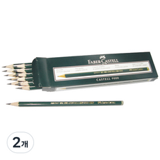 FABER-CASTELL 輝柏 9000鉛筆 B 119001, 2個, 單色