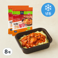 면사랑 직화 크림 불닭면 (냉동), 345g, 8개