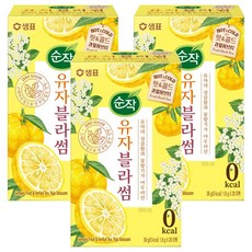 순작 유자블라썸 핫&콜드 과일허브티, 1.8g, 20개입, 3개