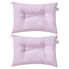 아임리빙 C자형 고밀도 워싱 빨아쓰는 수면베개, 라벤더, 2개