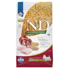 Farmina 法米納 ND 天然低榖糧系列 低卡宅犬飼料 LD6, 1袋, 2.5kg, 雞肉石榴