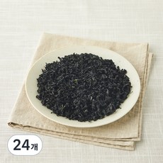 기장물산 유기식품 인증 부드러운 자른미역, 25g, 24개