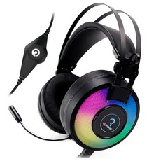 ROYCHE RGB LED耳罩式耳機, 單色, RG-700H