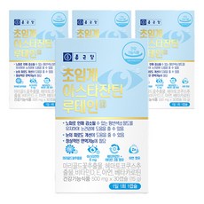 Chong Kun Dang 鍾根堂 蝦紅素葉黃素補充膠囊, 30顆, 4盒