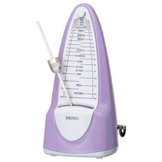 Seiko 精工 機械式節拍器 SPM320LV 薰衣草紫 39段調整 40~208 BPM, 1個