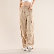 CAMEL Apparel 男女通用梭織工裝寬褲