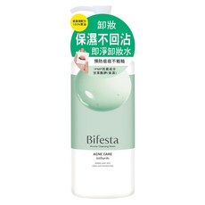 Bifesta 碧菲絲特 抗痘即淨卸妝水 400ml IPMP抗菌配方 預防痘痘不粗糙, 1瓶