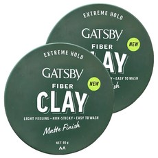 GATSBy 消光纖維髮泥, 2個, 80g