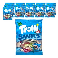 Trolli 鯊魚造型軟糖, 100g, 12包