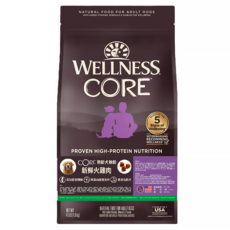 WELLNESS 寵物健康 CORE 熟齡犬 無穀 乾飼料 4lb, 新鮮火雞肉, 1.81kg, 1袋
