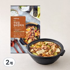 프레시지 더큰 우삼겹 청국장찌개 밀키트 3~4인분, 718g, 2개