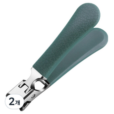 Noir 高強度厚指甲腳甲剪, 綠色, 2個