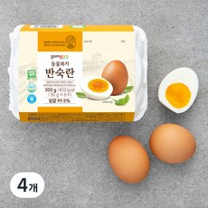 곰곰 동물복지 반숙란 (냉장), 6구, 4개