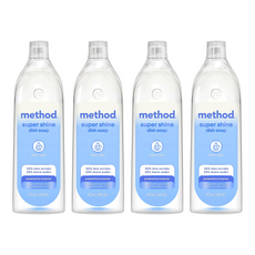 method 美則 極淨效速洗碗精 無香料, 4個, 473ml