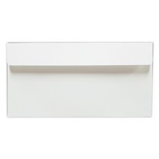 封套式邀請函傳單模造紙信封 220 x 105 mm, 白色, 100個