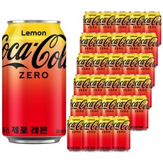 코카콜라 제로 레몬, 350ml, 48개