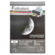 Fullcolors 全彩 雷射專用雙面列印亮面相片紙, A4, 50張