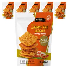 茉莉香米脆餅 蝦鬆口味, 6包, 100g