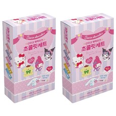 산리오 캐릭터즈 초콜릿 세트, 2개, 80g